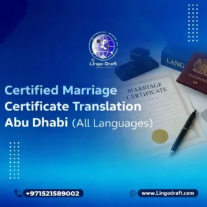 marriage certificate translation abu dhabi