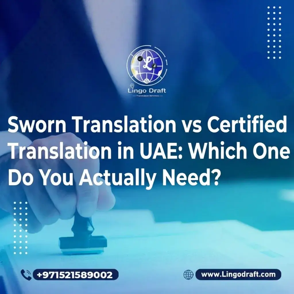 sworn translation vs certified translation