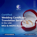 wedding certificate translation service