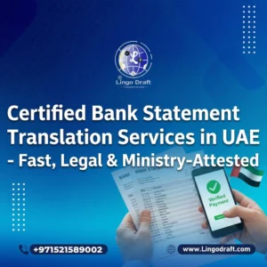 bank statement translation services